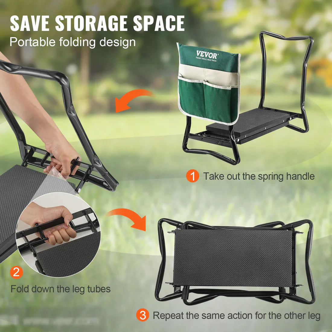 Comfortable Outdoor Kneeler Bench