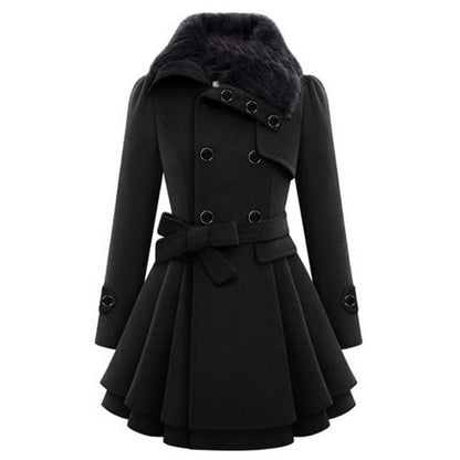 Thermal Insulated Ladies Winter Parka Coat