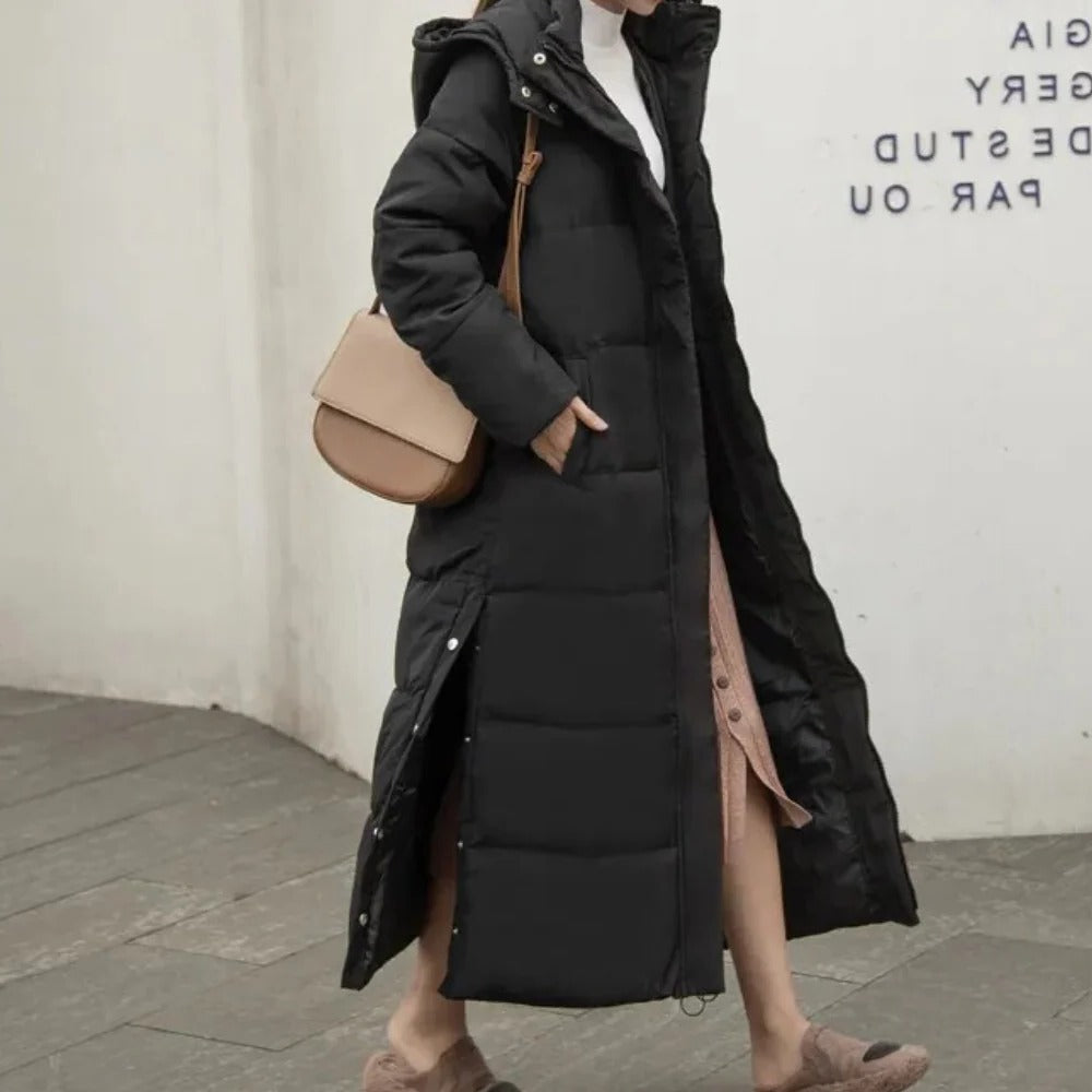 Warm Quilted Down Coat For Women