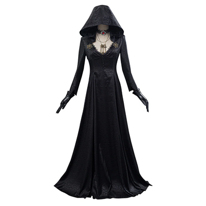 Authentic Vampire Lady Evil Village Costume Dress