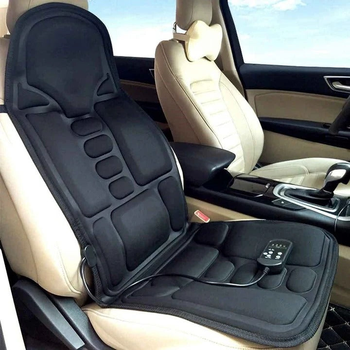 Therapeutic Massage Seat Pad With Heat Neck Support Cushion