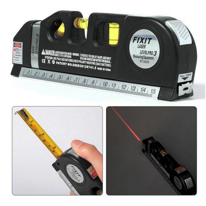 Accurate 4-in-1 Laser Level & Distance Meter