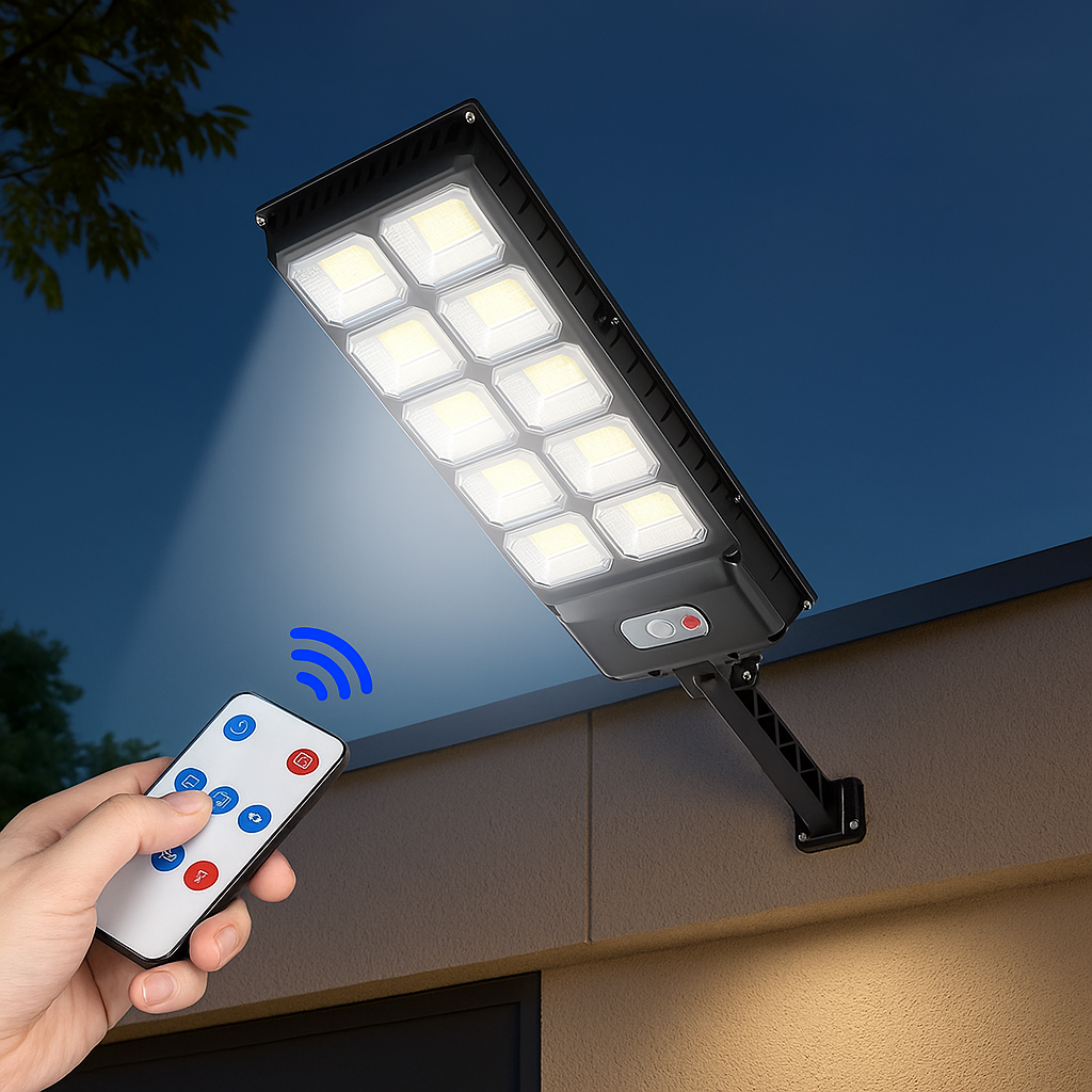 Bright Wireless Solar Powered Outdoor Lamp - Pexav