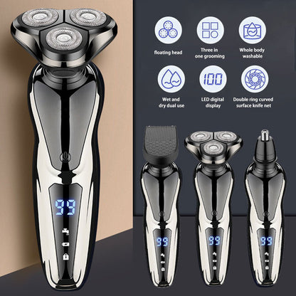 Reusable Mens Electric Razor Shaver