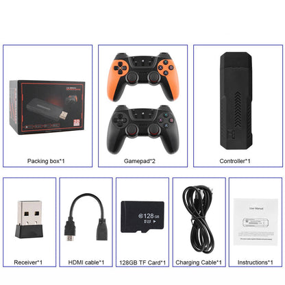 Classic Gaming System 4K with 2 Controllers - 41000 Games
