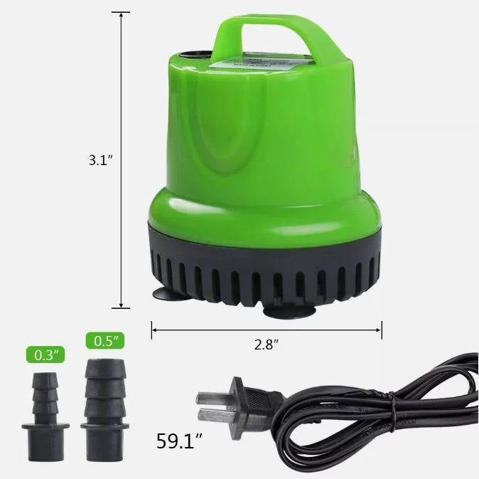 Compact Aquarium Water Fountain Pump Kit