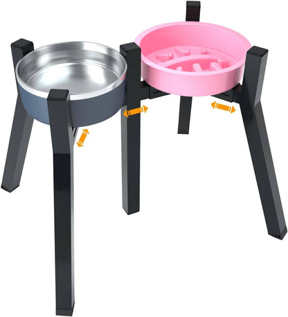 Adjustable Pet Food Bowl Holder