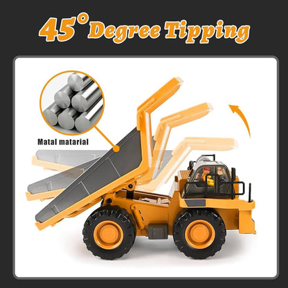 Toy RC Construction Truck Vehicle Set