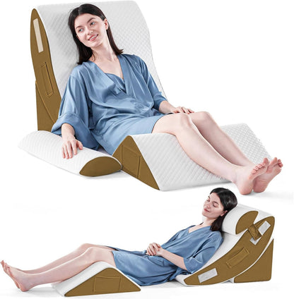 Comfortable Foam Bed Support Pillow Set