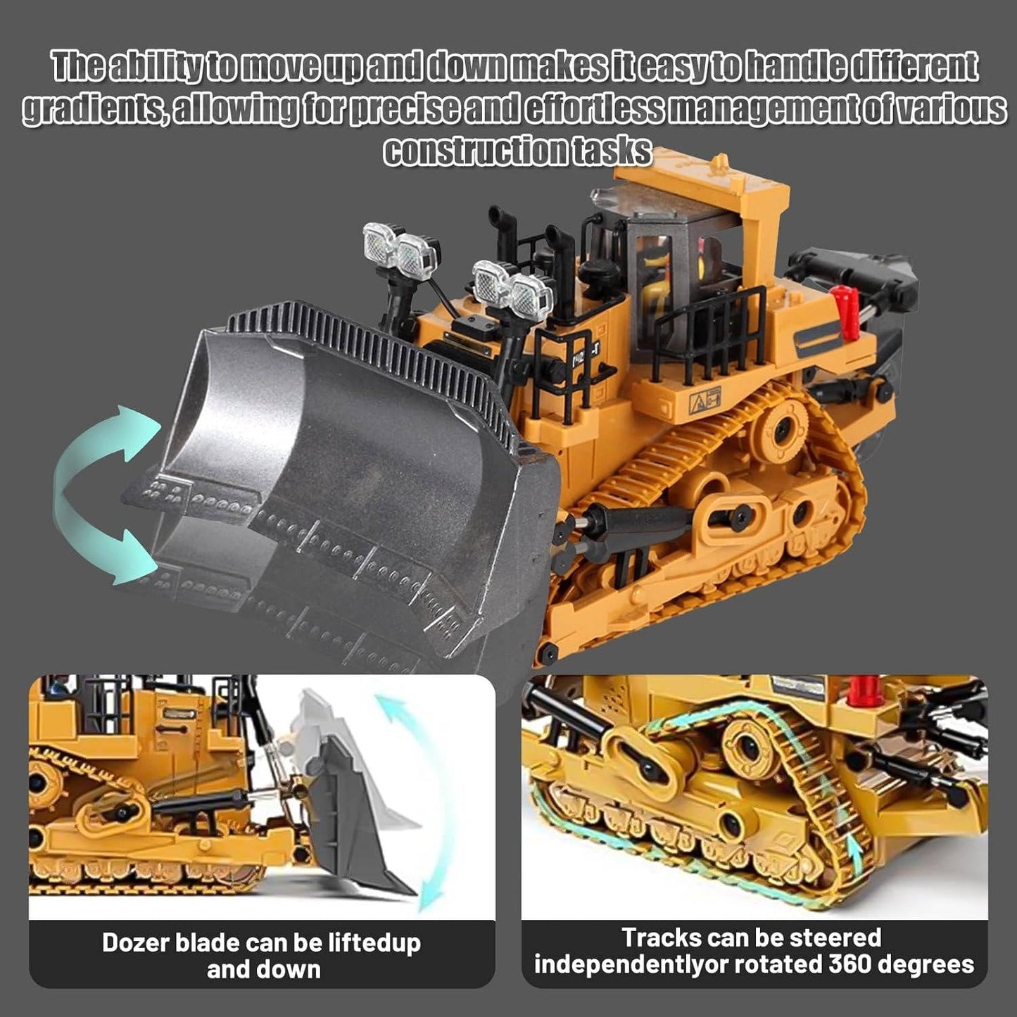 Toy RC Construction Truck Vehicle Set