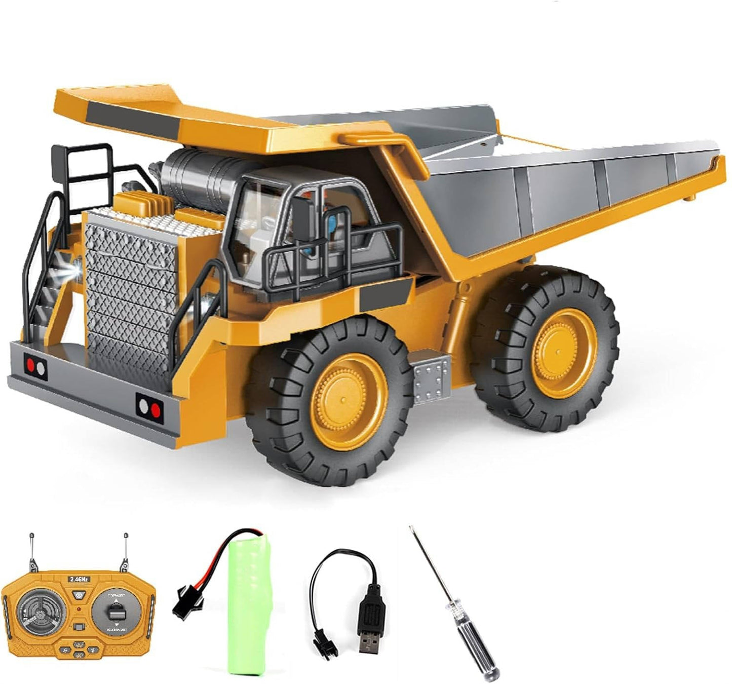 Toy RC Construction Truck Vehicle Set