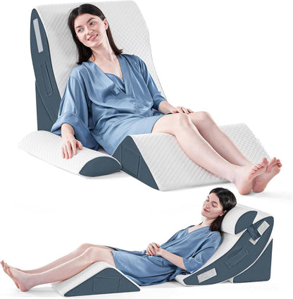 Comfortable Foam Bed Support Pillow Set