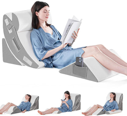 Comfortable Foam Bed Support Pillow Set - Pexav