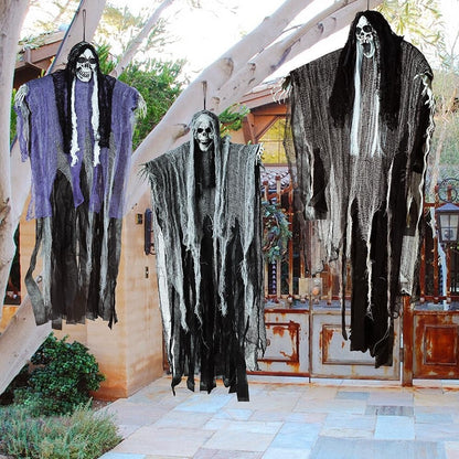 Spooky Life Like Halloween Decorations Set of 3