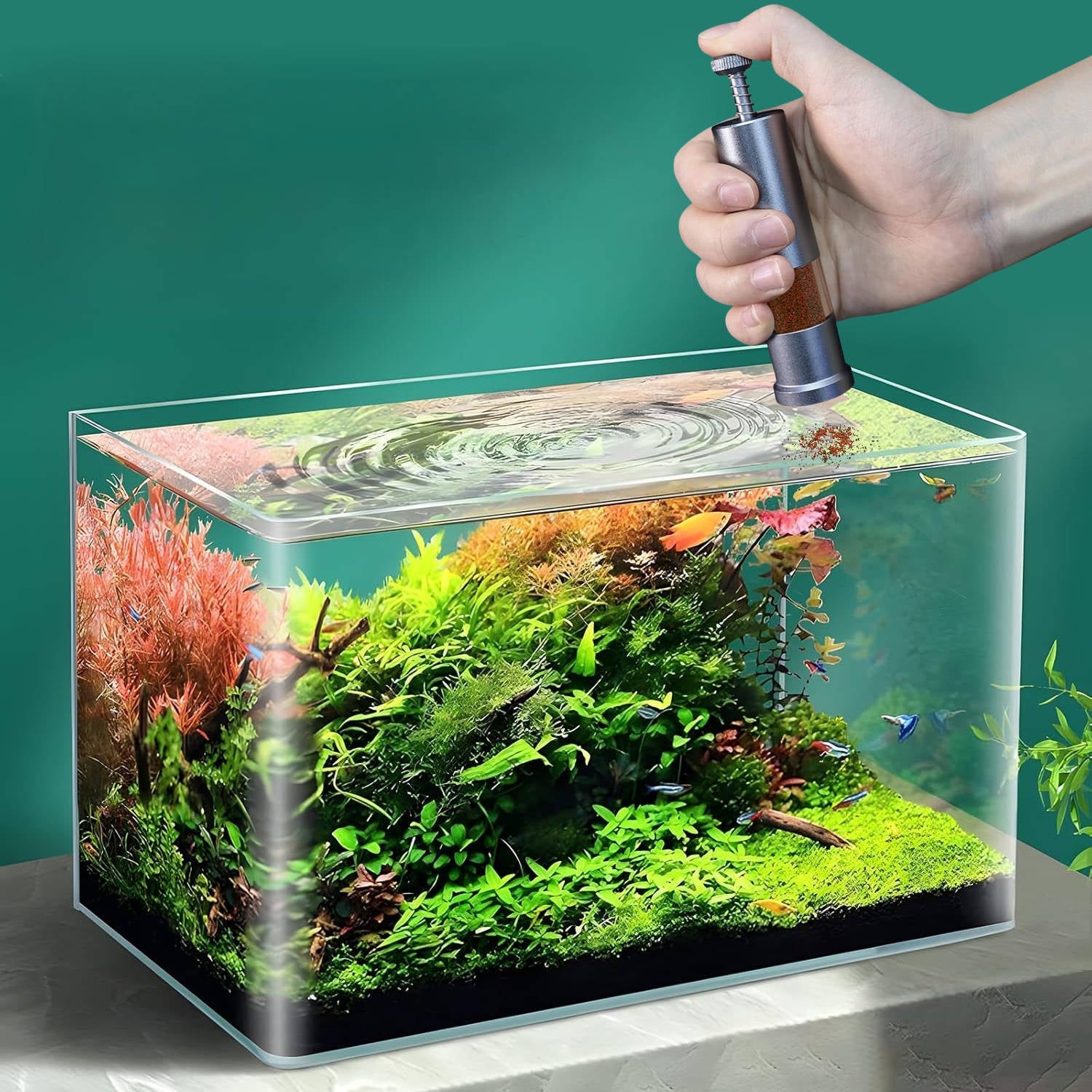 Small Automatic Fish Food Dispenser - Pexav