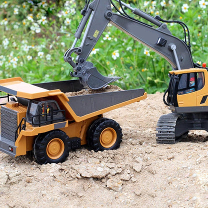 Toy RC Construction Truck Vehicle Set