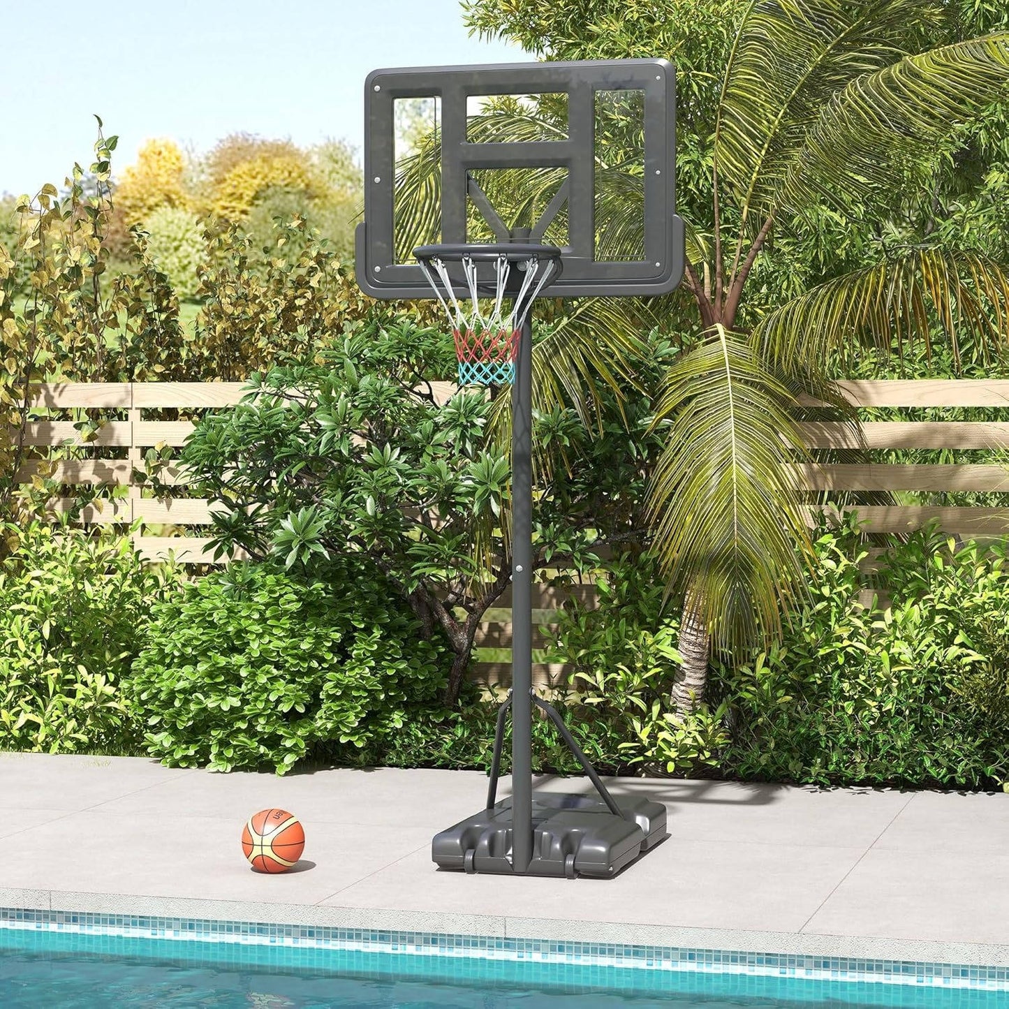 Compact Collapsible Basketball System