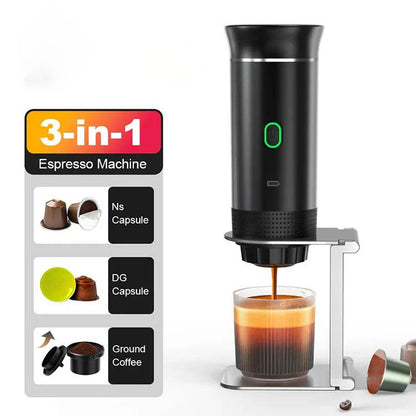 Compact Coffee Machine - Espresso Latte And Drip Brewer