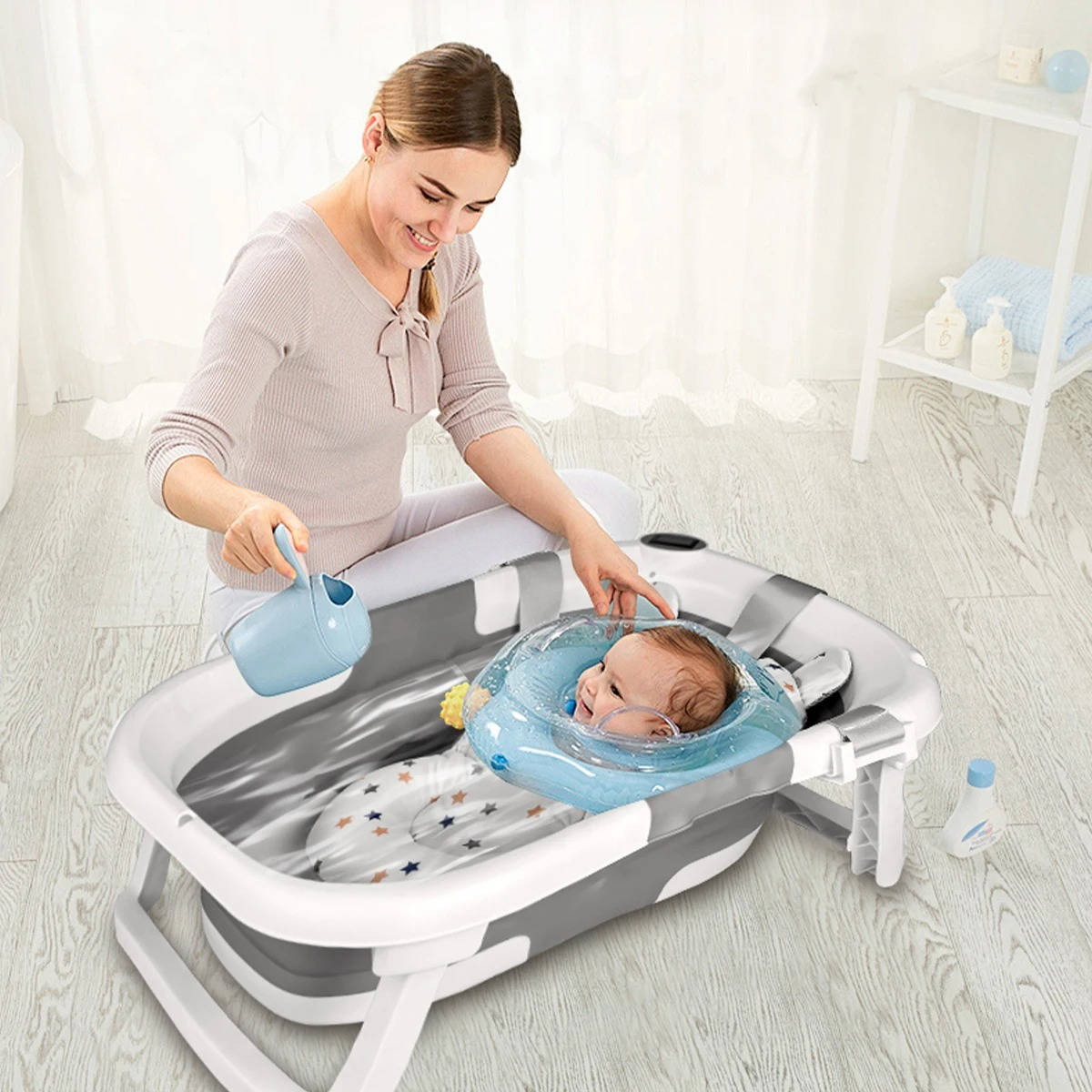 Portable Baby Bathtub - Pexav