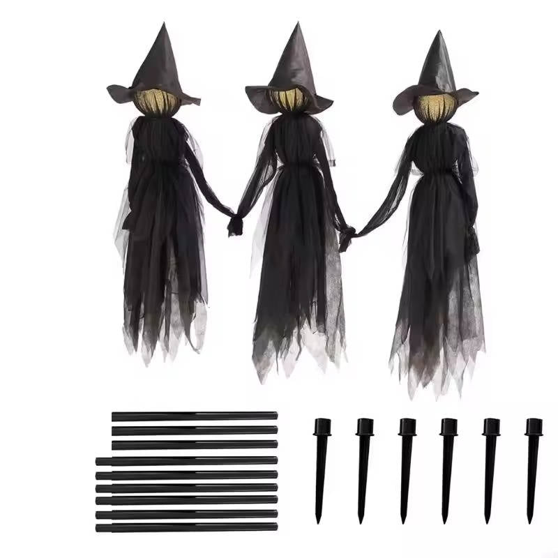 Spooky Sound Activated Witch Halloween Decor