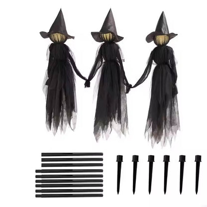 Spooky Sound Activated Witch Halloween Decor