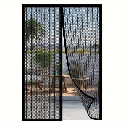 Adjustable Magnetic Screen Door Fits Any Size - Pexav