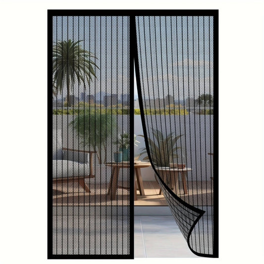Adjustable Magnetic Screen Door Fits Any Size - Pexav