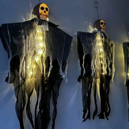 Spooky LED Skull Yard Halloween Decor - 2 Pack