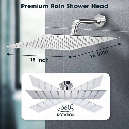 Big 16 inch Stainless Rain Showerhead