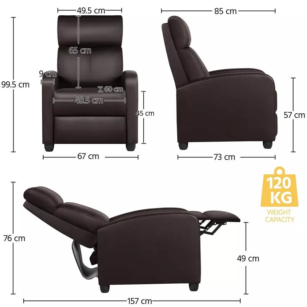 Comfortable Leather Reclining Chair