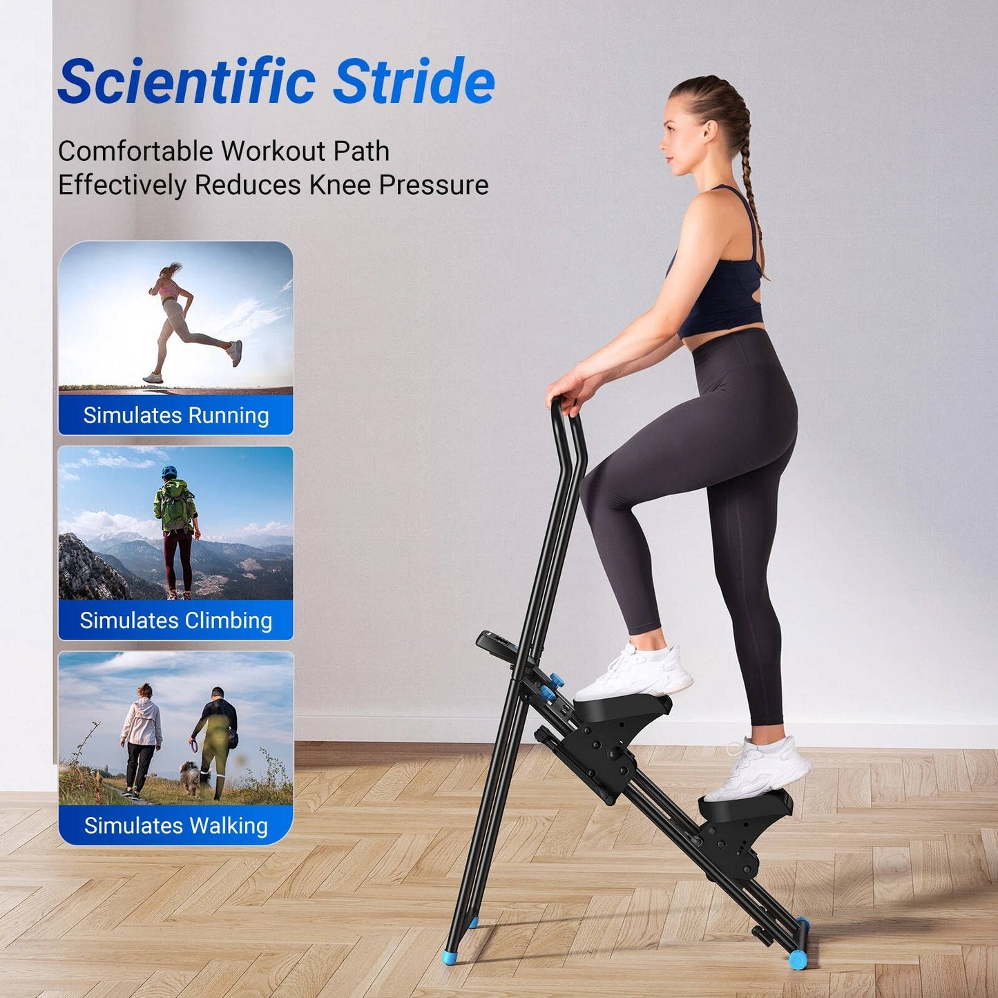 Compact Home Stair Stepper Exercise Machine