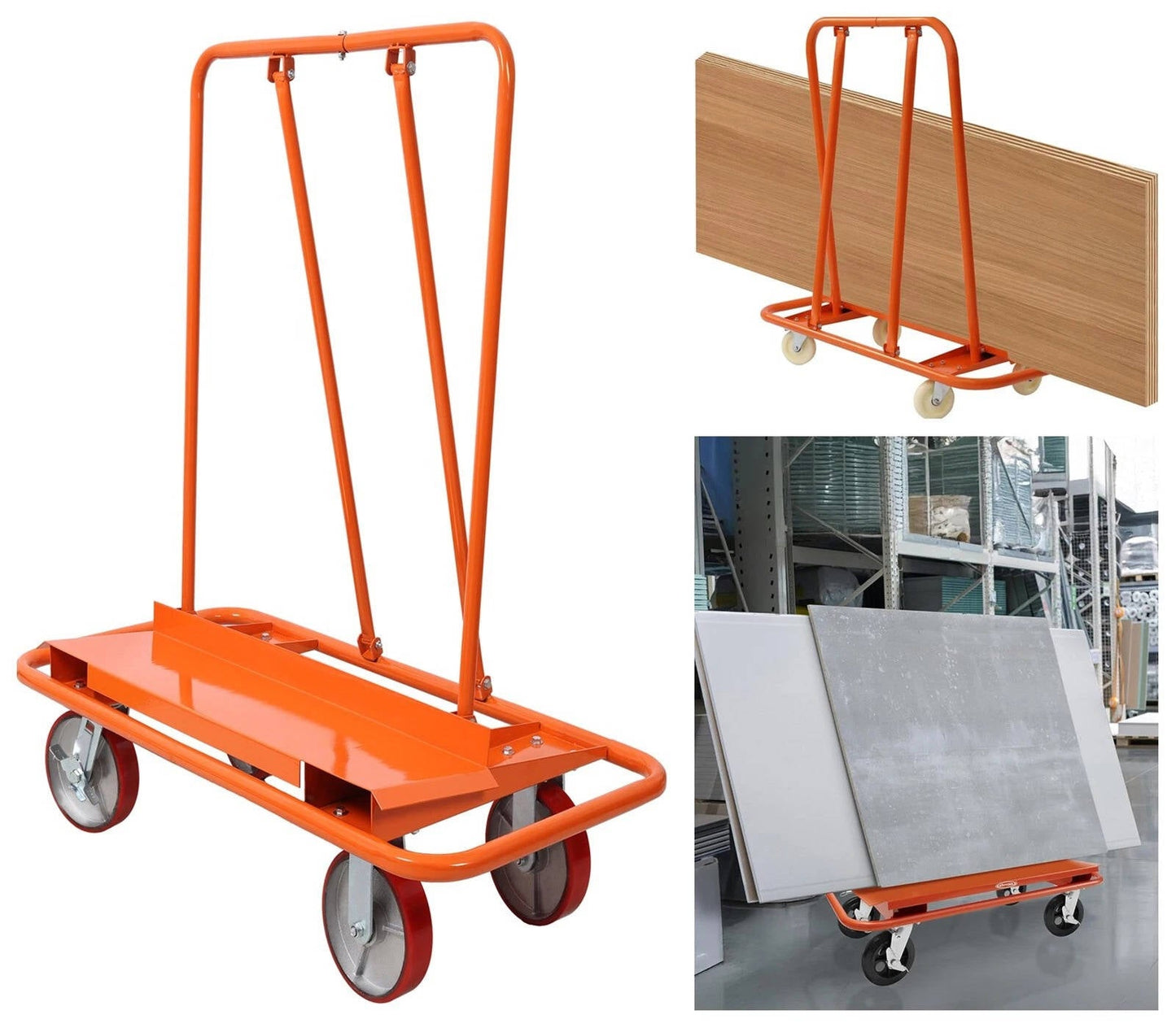Sturdy Drywall Panel Hand Truck & Dolly - Pexav