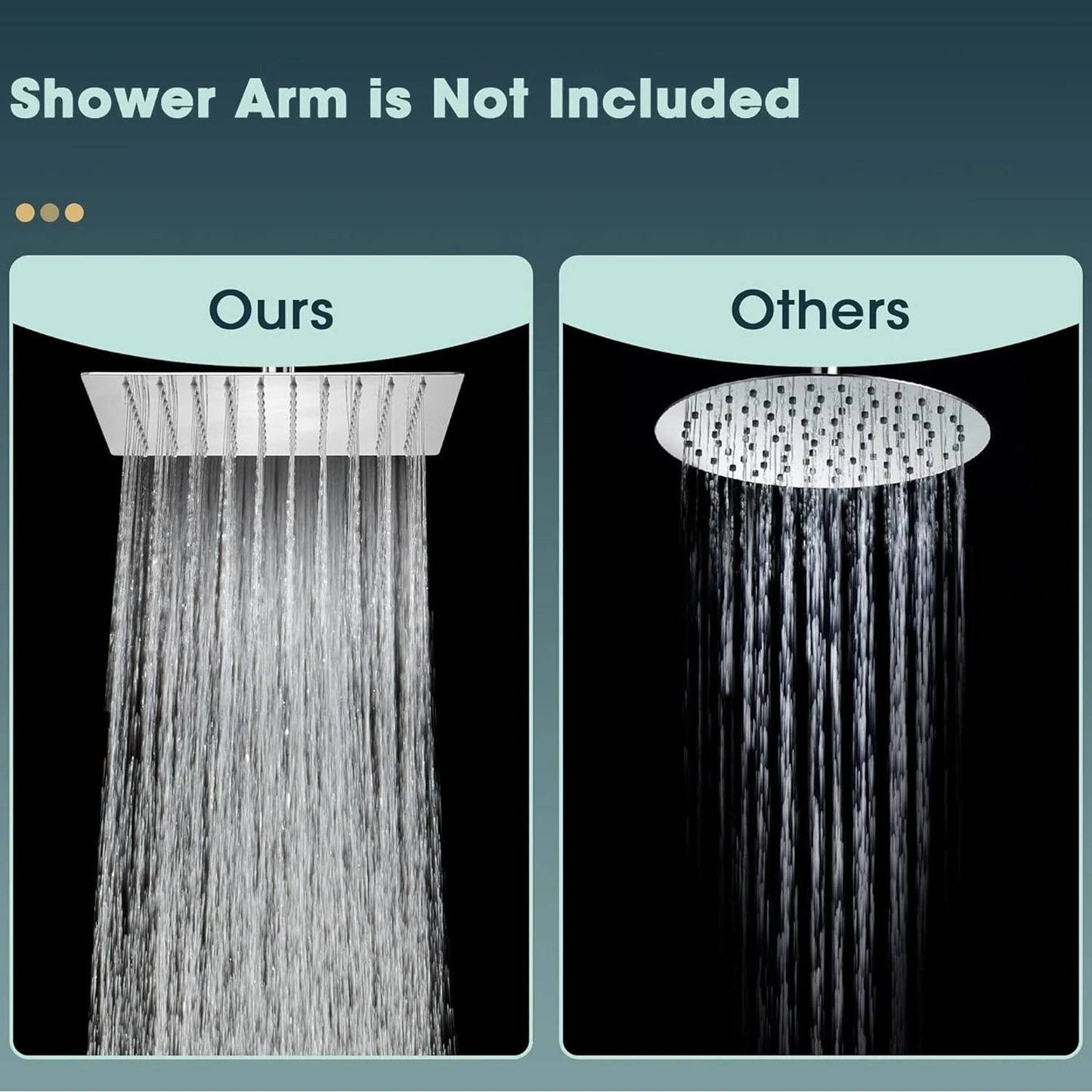 Big 16 inch Stainless Rain Showerhead