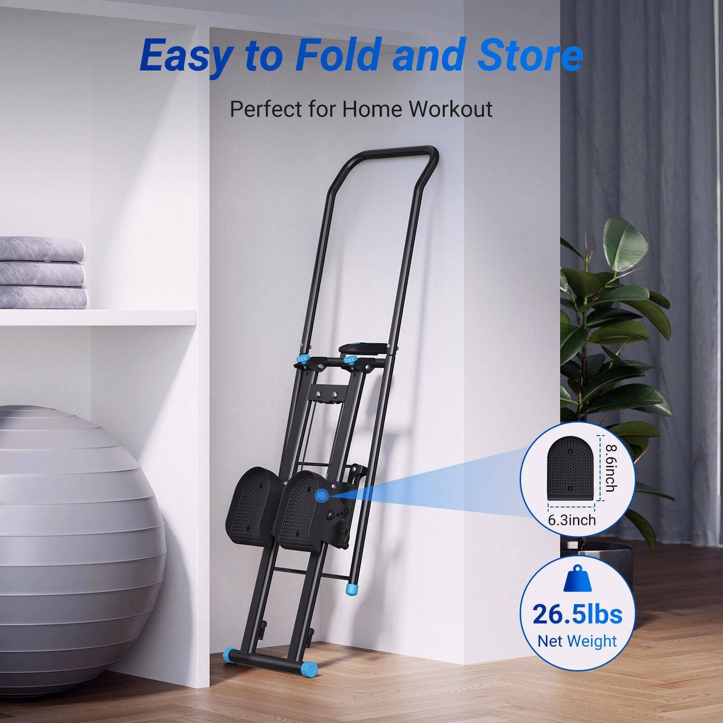 Compact Home Stair Stepper Exercise Machine