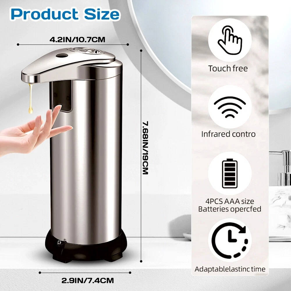 Touchless Easy Soap Dispenser For Bathrooms