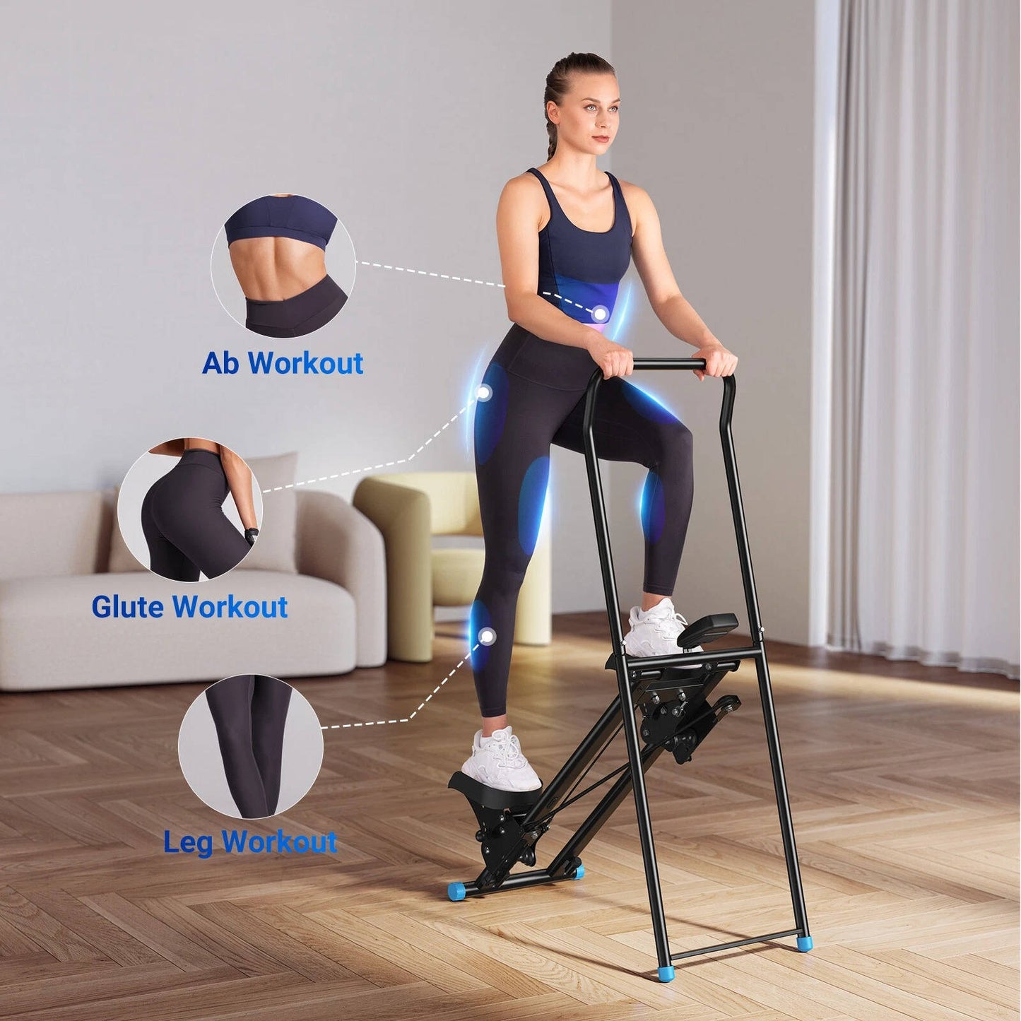 Compact Home Stair Stepper Exercise Machine