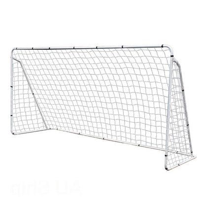 Compact 12x6ft Backyard Soccer Goal Set with Folding Frame
