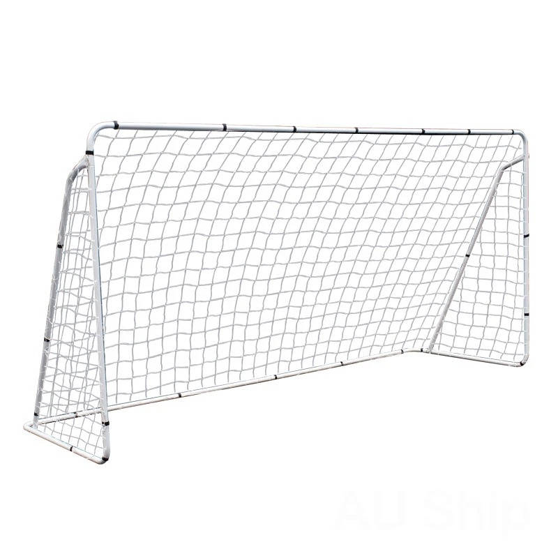 Compact 12x6ft Backyard Soccer Goal Set with Folding Frame