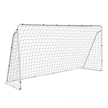 Compact 12x6ft Backyard Soccer Goal Set with Folding Frame