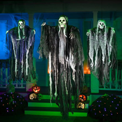 Spooky Life Like Halloween Decorations Set of 3 - Pexav
