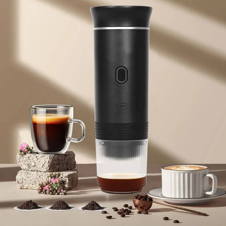 Compact Coffee Machine - Espresso Latte And Drip Brewer