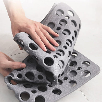Anti-Slip Bathroom Shower Mat with Quick Drain