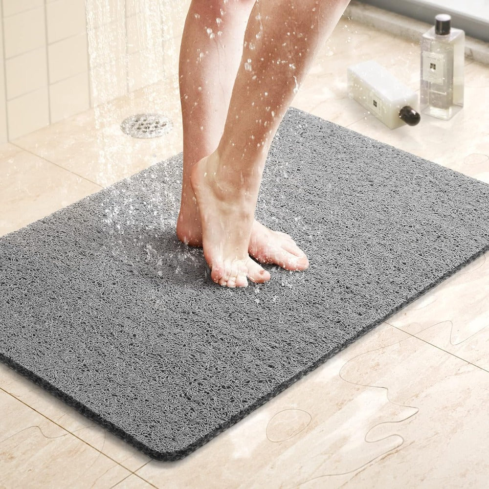 Soft Grip Bathroom Mat Anti Slip Mildew Resistant - Pexav