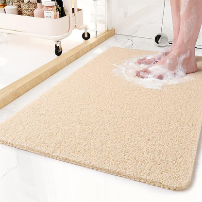 Soft Grip Bathroom Shower Mat with Fast Drainage Support