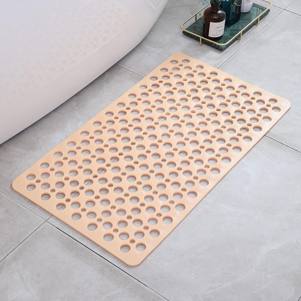 Soft Grip Bathroom Mat - Anti Slip Shower Floor Protection