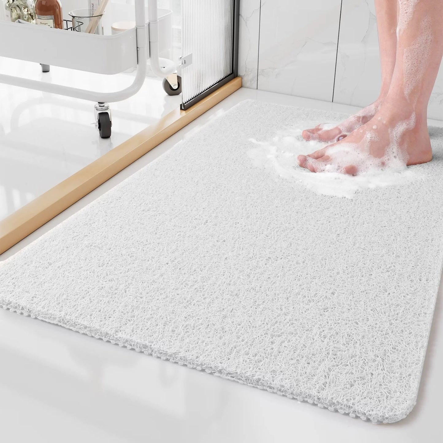 Soft Grip Bathroom Mat Anti Slip Mildew Resistant