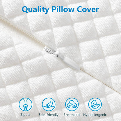 Supportive Rest Pillow Adjustable & Cooling Cover
