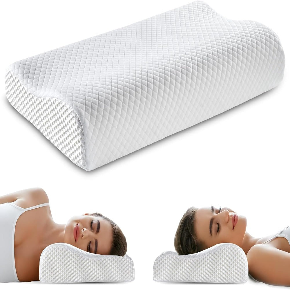 Supportive Rest Pillow Adjustable & Cooling Cover