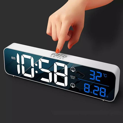Modern Digital LED Bluetooth Clock Radio - Pexav