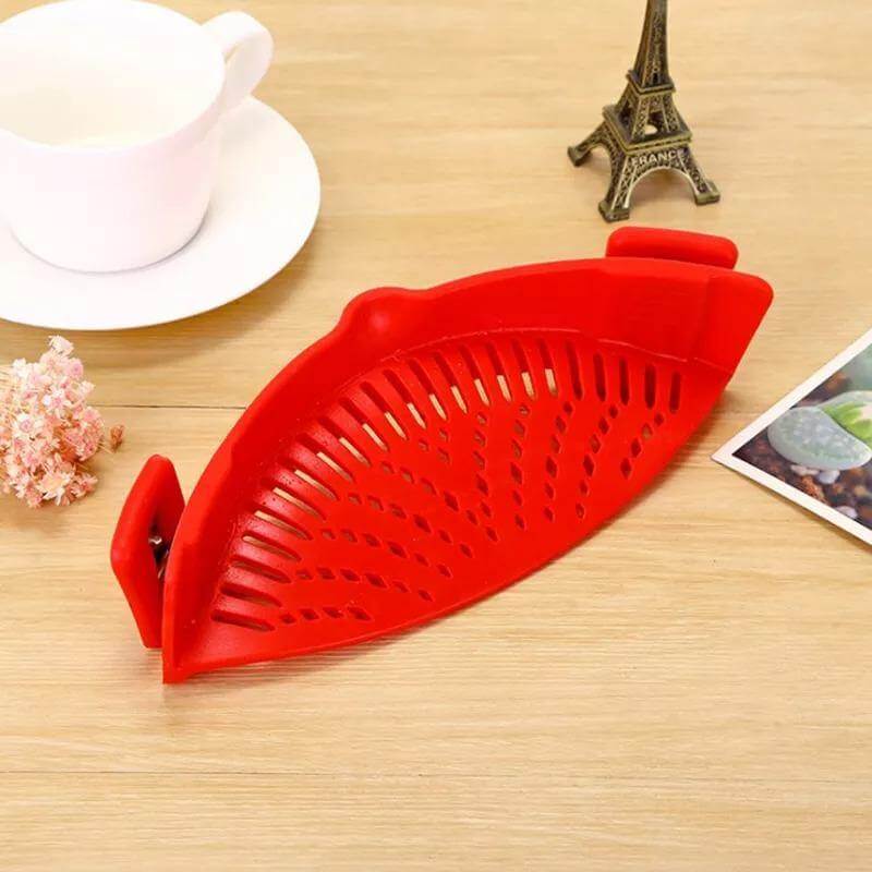 Flexible Kitchen Pot Strainer Spoon Rest